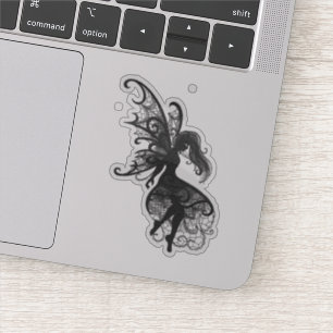 Sticker Ordinateur portable Fairy Fairy foncé Cutout Vinyl
