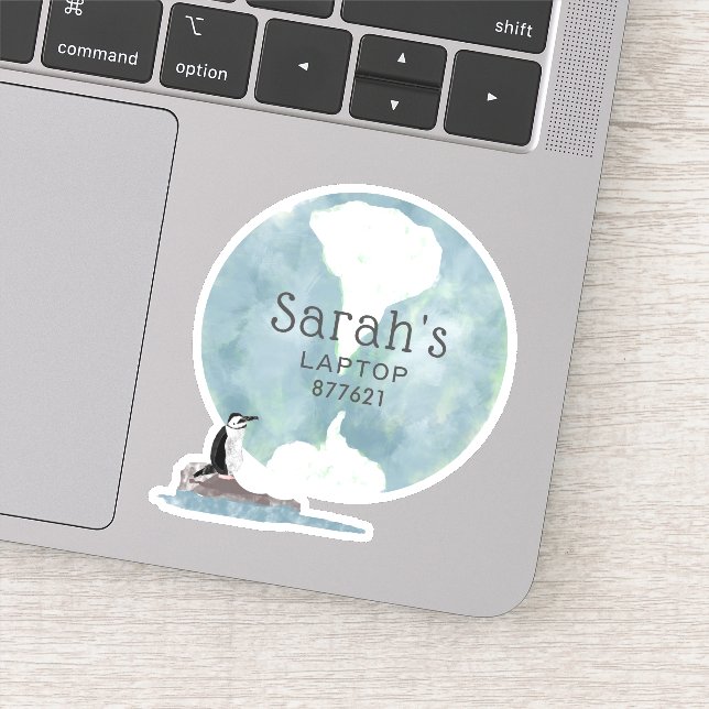 Sticker Ordinateur portable Penguin (Détail)