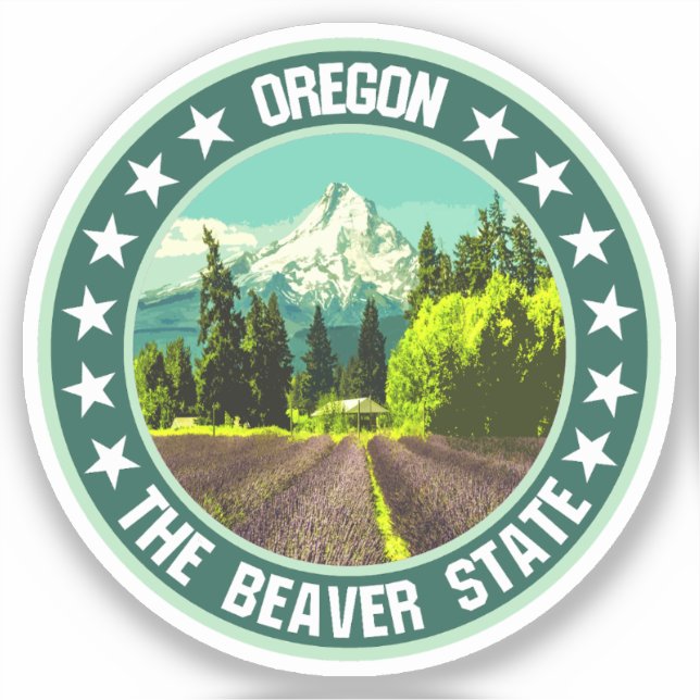 Sticker Oregon (Recto)