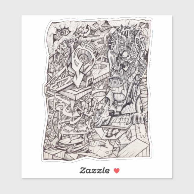 Sticker Organ of Worries  (Feuille)