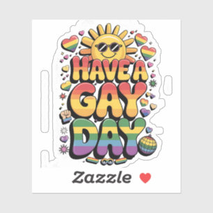 Sticker Organisez le Mois de la fête gay LGBT Pride