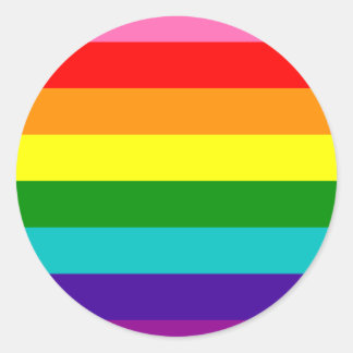 Sticker original Rainbow Flag