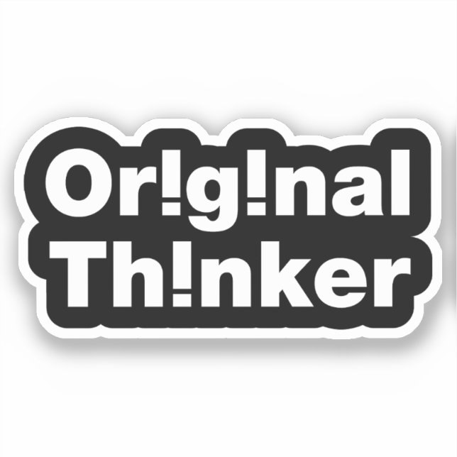 Sticker Original Thinker (Recto)