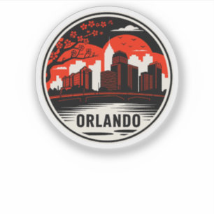 Sticker Orlando City Floride USA