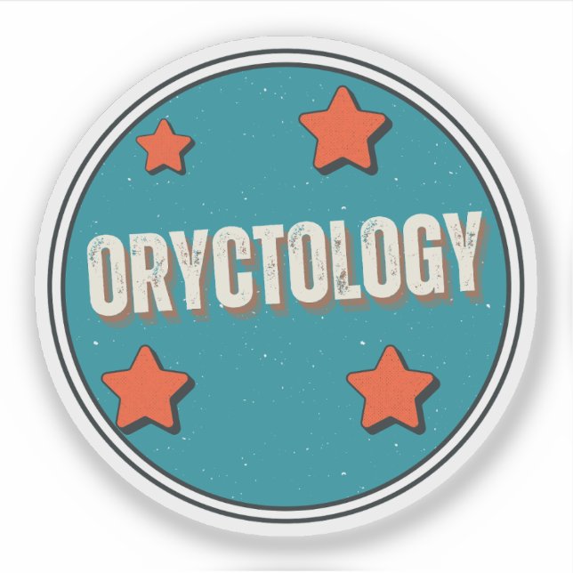 Sticker Oryctologie (Devant)