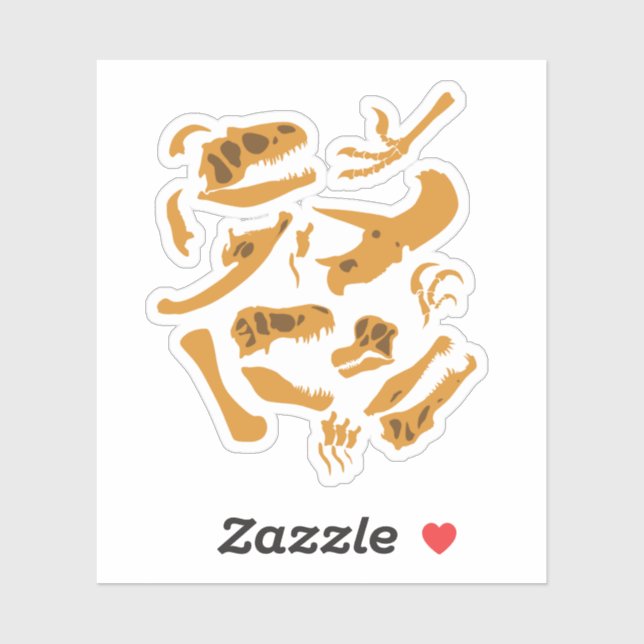 Sticker Os de dinosaures (Feuille)