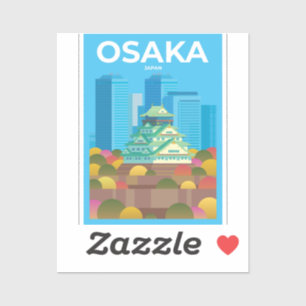 Sticker Osaka Castle japon