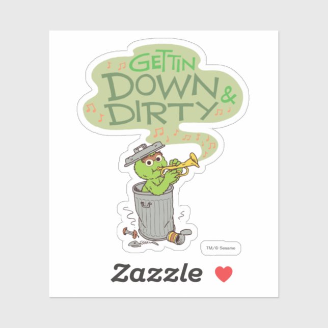 Sticker Oscar le Groupement | Gettin Down & Dirty (Feuille)