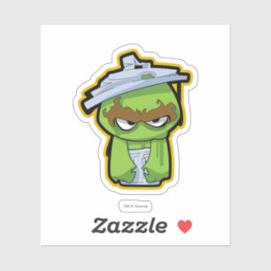 Sticker Oscar le zombi de rouspéteur