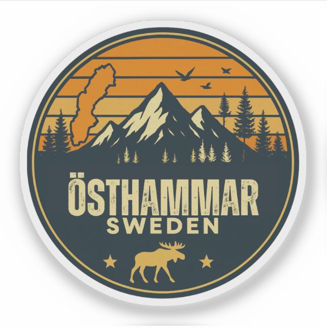 Sticker Östhammar, Suède Sverige (Devant)