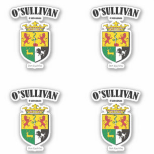 Sticker O'Sullivan Crest Traduction et signification irlan