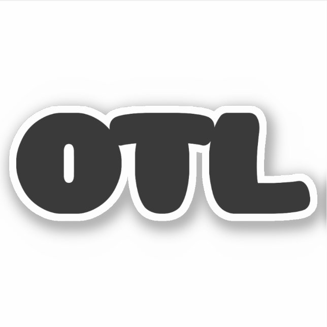 Sticker OTL Emoticon ~ Élang coréen (Devant)