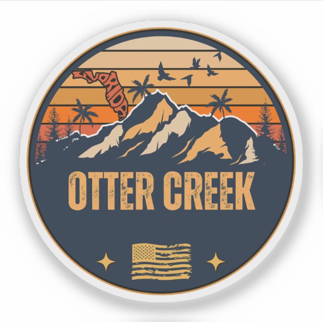 Sticker Otter Creek, Floride  (Devant)