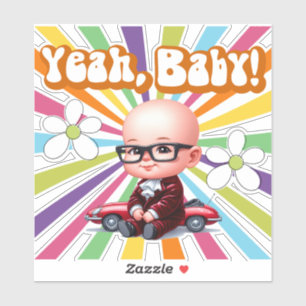 Sticker Ouais Baby Retro