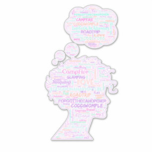 Sticker Oublié Le Camping Can Opener.