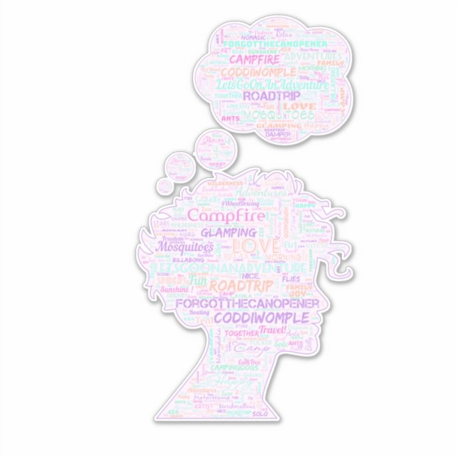 Sticker Oublié Le Camping Can Opener. (Devant)