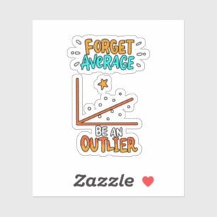 Sticker Oublier Moyenne Être Un Math Pun Mot Joke Cadeau