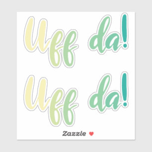 Sticker Ouf Da ! Norvégien, Minnesota