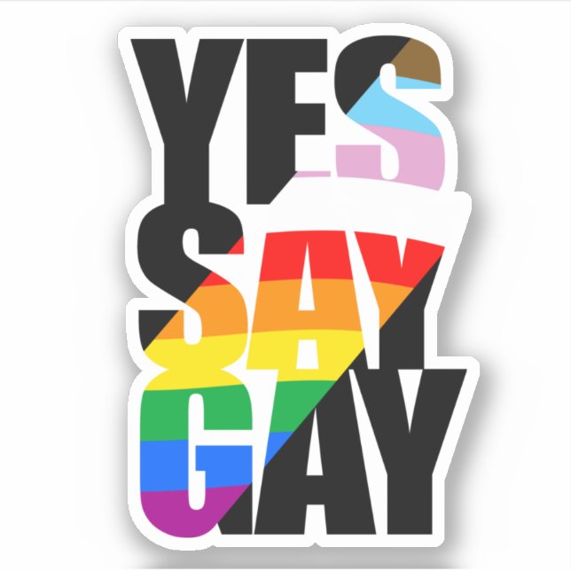 STICKER OUI DIT GAI (Devant)