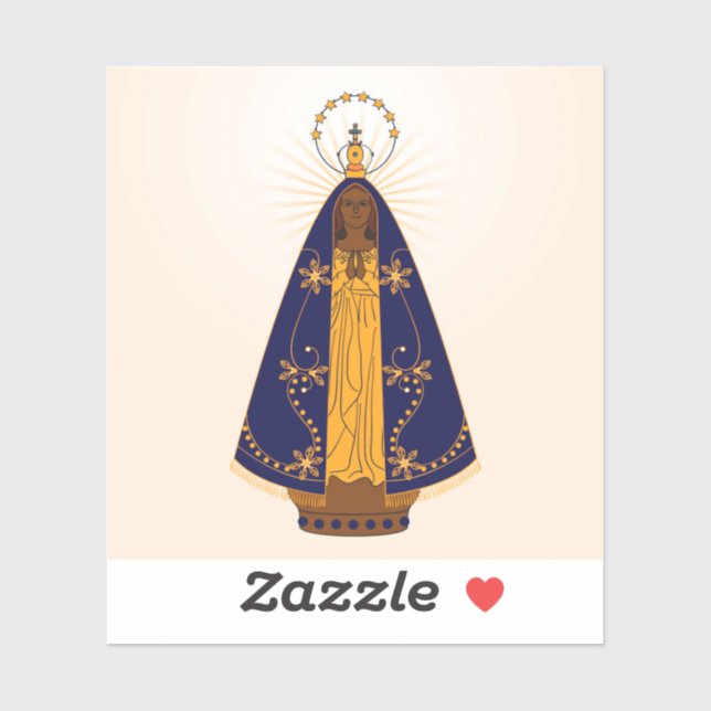 Sticker Our Lady of Aparecida (Feuille)