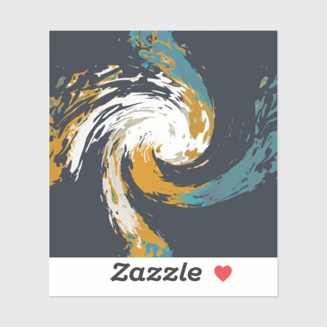 Sticker Ouragan Twirl (Feuille)