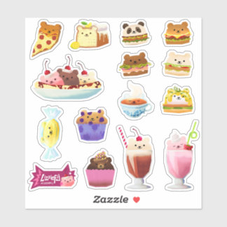 Sticker Ours de bois - petit jeu d'autocollants