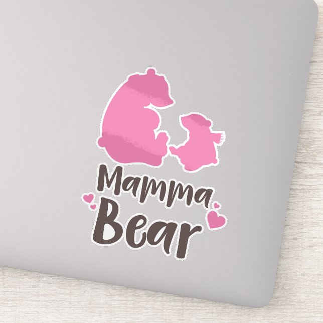 Sticker Ours De Maman, Ours Cub, Ours Mélange, Ours Petit, (Détail)