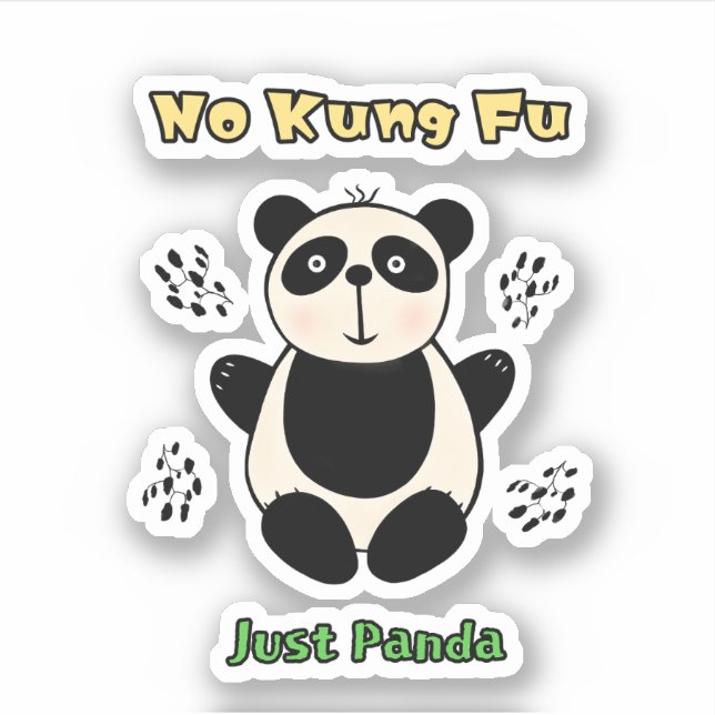 Sticker Ours de panda (Devant)