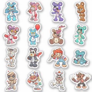 Sticker Ours de pitié - Horreur Zombie