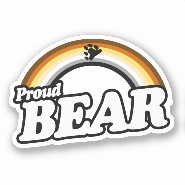 Sticker Ours et Fier (Devant)