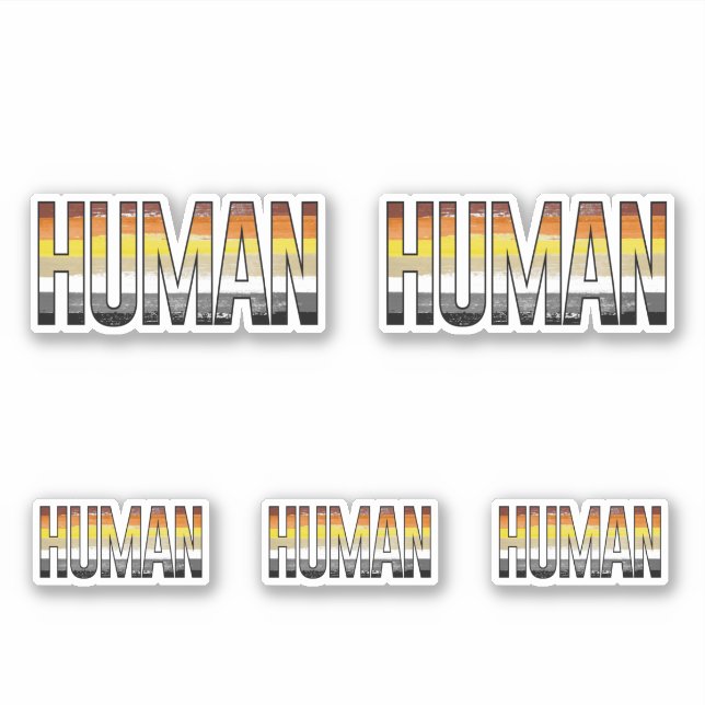 Sticker Ours Humain (Devant)