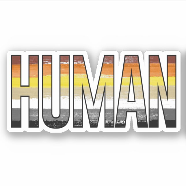 Sticker Ours Humain (Devant)