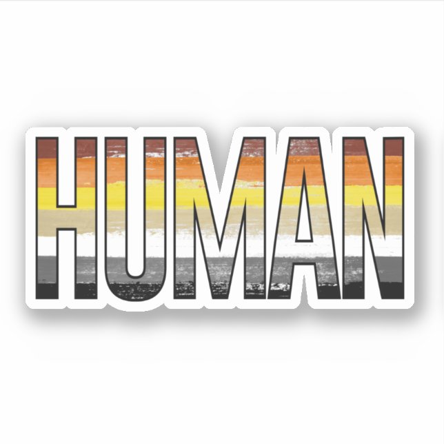 Sticker Ours Humain (Devant)