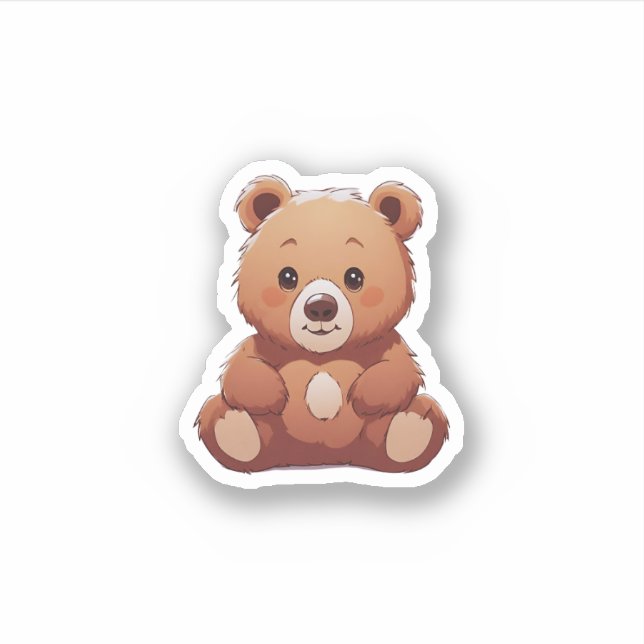 Sticker ours mignon (Devant)