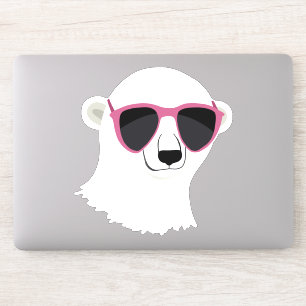 Sticker Ours polaire cool