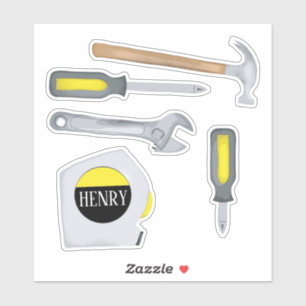 Sticker Outils minimalistes simples et modernes