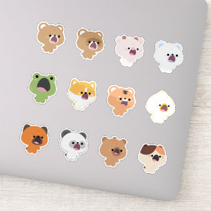 Sticker Ouverture de la bouche des animaux