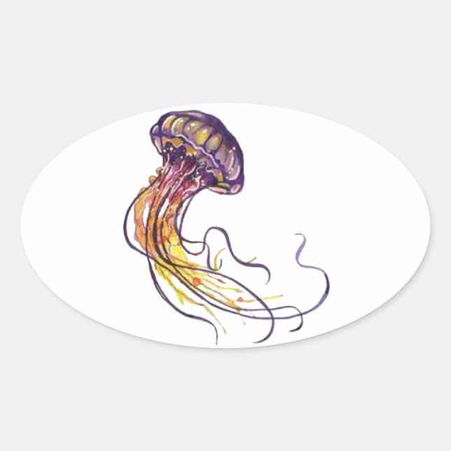 STICKER OVAL MODÈLE À LA MAIN (Devant)