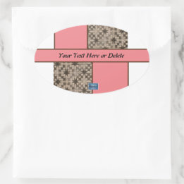 Sticker Oval (Peach LED S.C.C.) RFPMDesigns ©️ 202