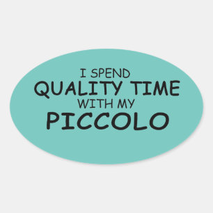 Sticker Oval Piccolo Time
