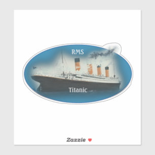Sticker Oval Titanic