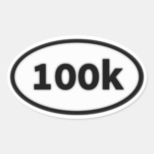 Sticker Ovale 100k
