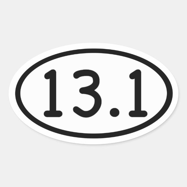 STICKER OVALE 13.1 (Devant)