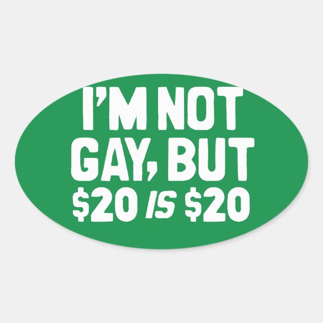 STICKER OVALE 20 IS 20 (Devant)