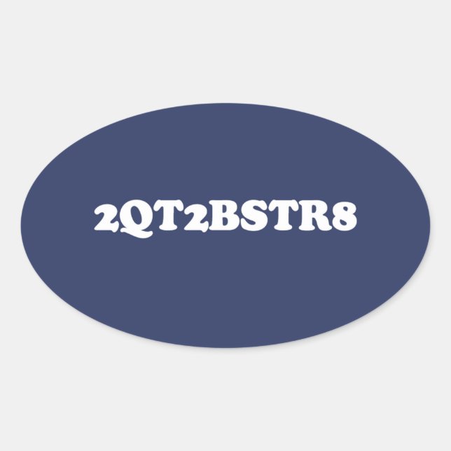 STICKER OVALE 2QT2BSTR8 (Devant)