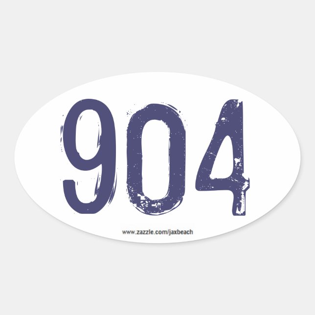 Sticker Ovale 904 - Représenter à Jax ! (Devant)