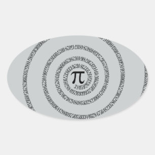 Sticker Ovale A sPIral sur Pi Cliquez sur Personnaliser Changer
