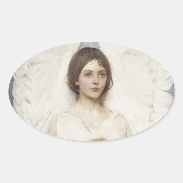 Sticker Ovale Abbott Handerson Thayer - Angel (Devant)