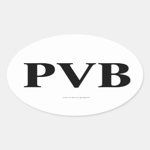 Sticker Ovale Adhésif pour pare-chocs d'ovale de "PVB" Ponte
