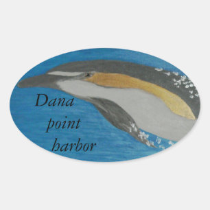 Sticker Ovale Adhésifs pour pare-chocs de Bubblepacific, port d